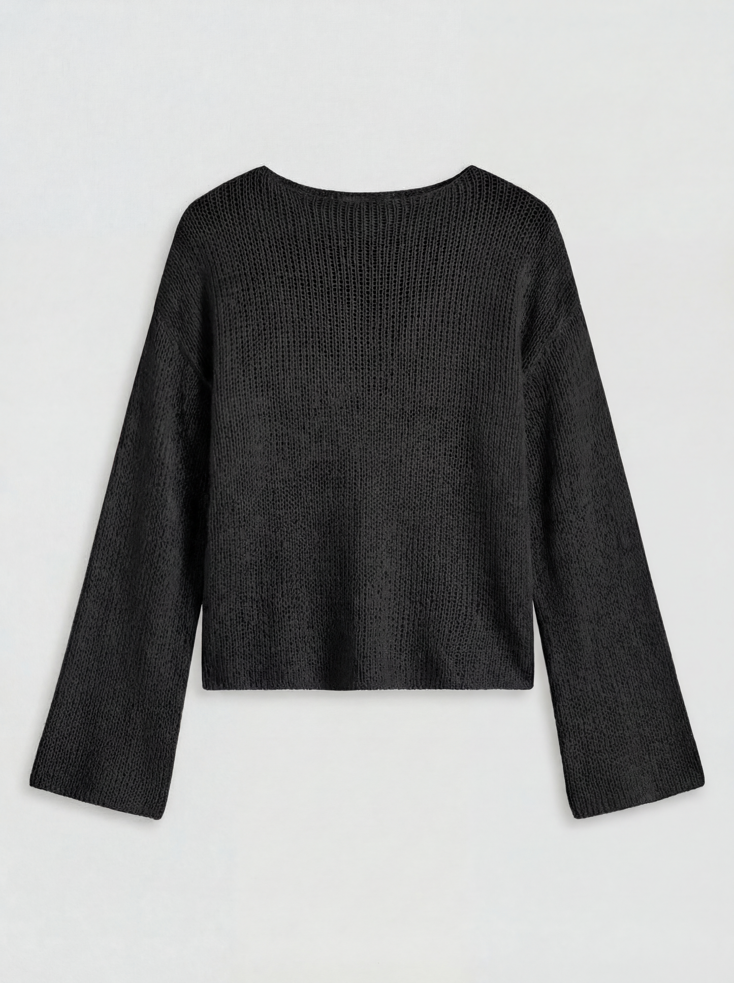 Bell Sleeve Open Knit