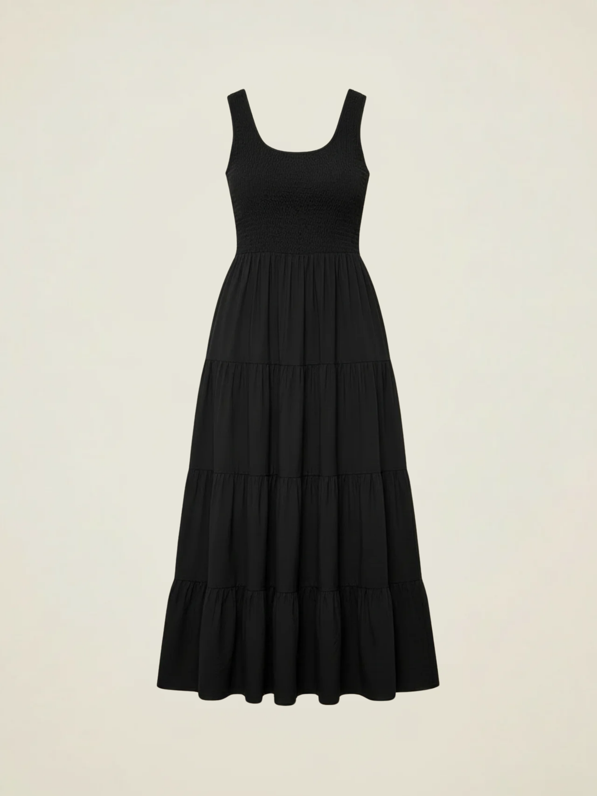 Smocked Tiered Maxi Dress