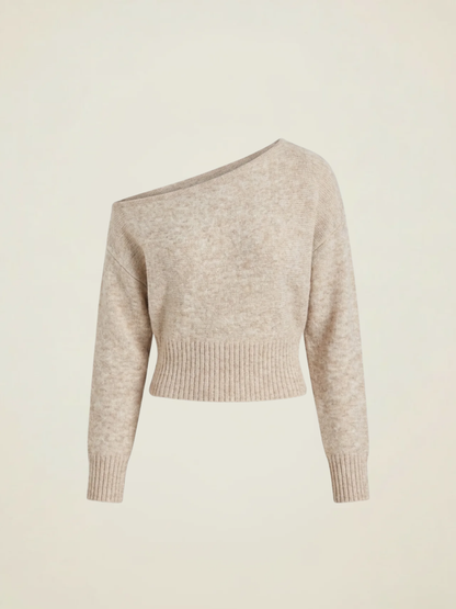 Asymmetric Crop Knit