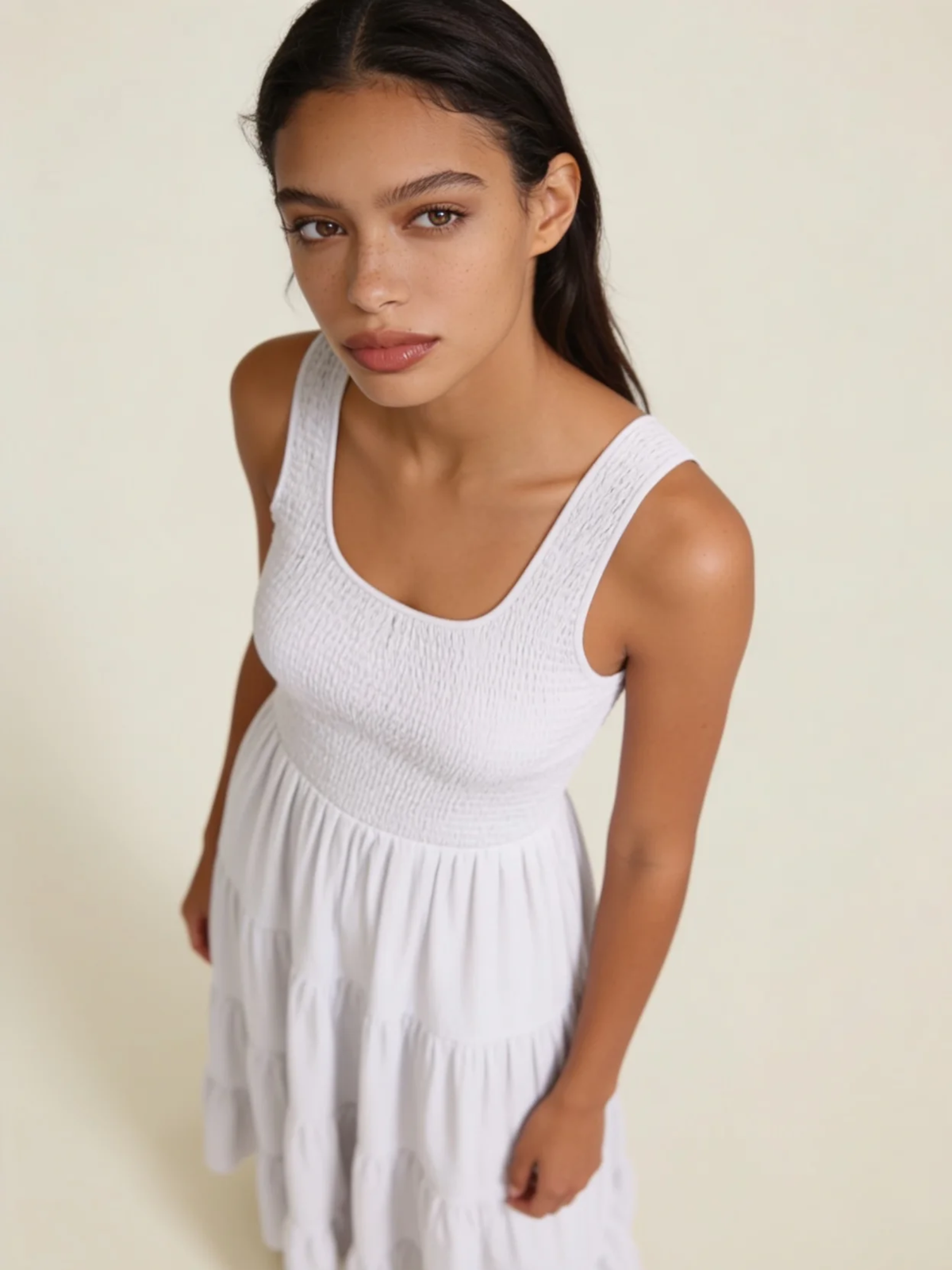 Smocked Tiered Maxi Dress