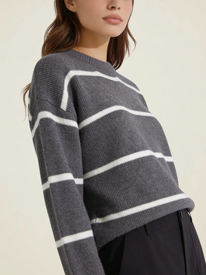 Contrast Stripe Jumper