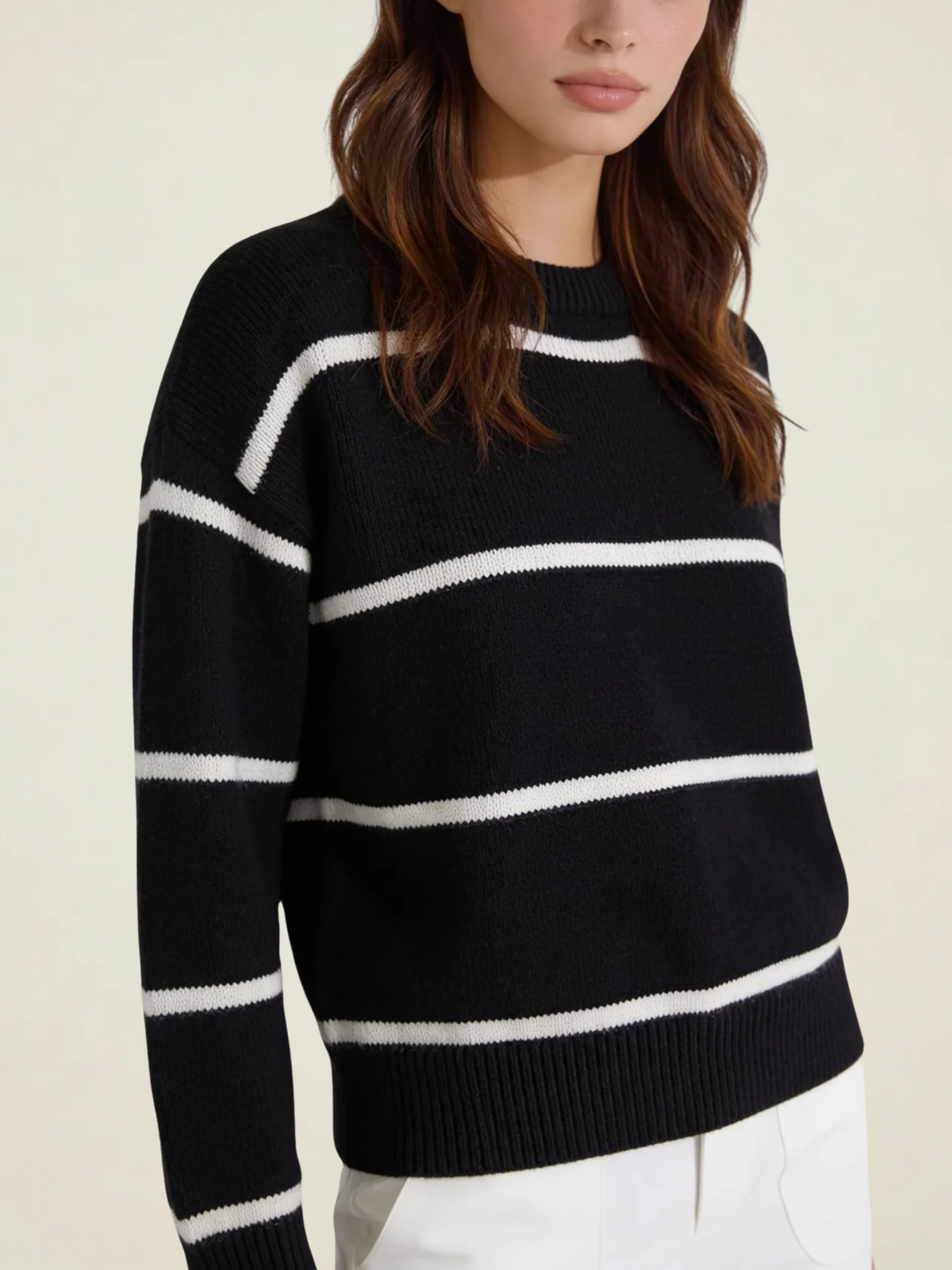 Contrast Stripe Jumper