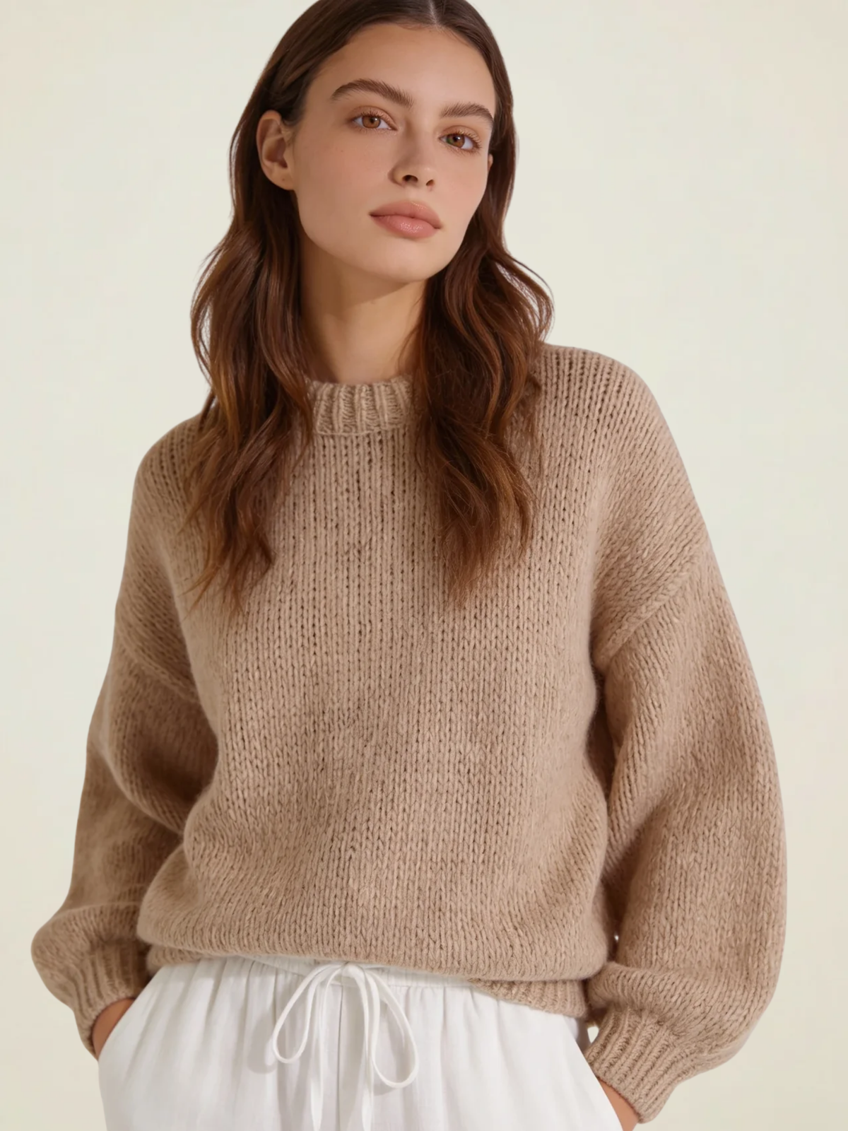 Balloon Sleeve Knit