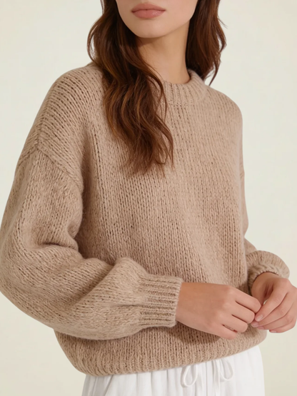 Balloon Sleeve Knit