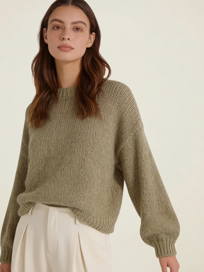 Balloon Sleeve Knit