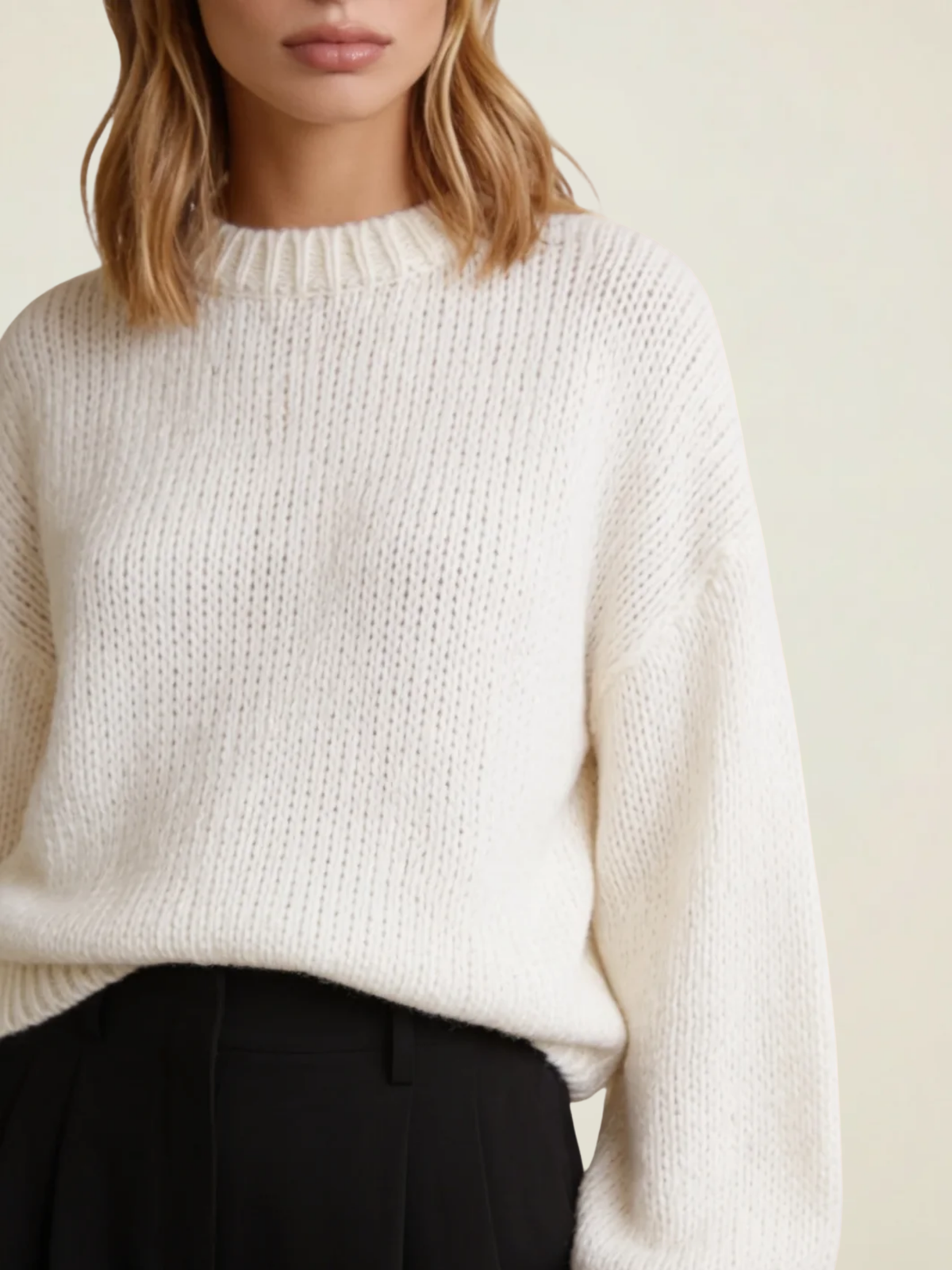 Balloon Sleeve Knit