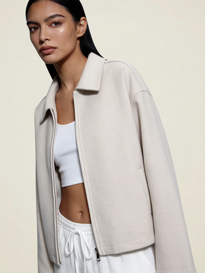 Collared Zip Lined Jacket