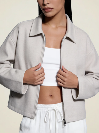 Collared Zip Lined Jacket