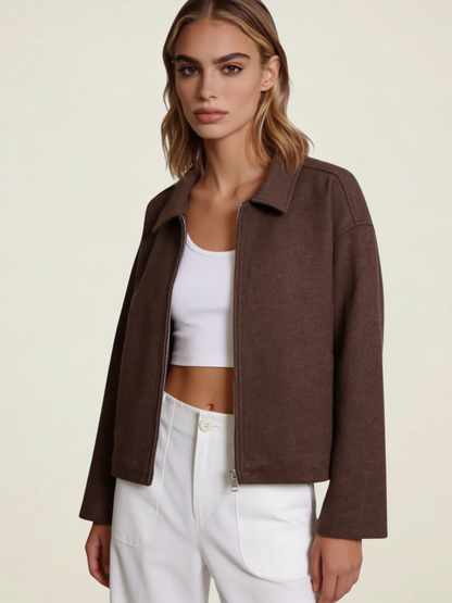 Collared Zip Lined Jacket