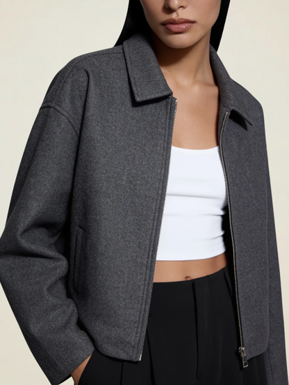 Collared Zip Lined Jacket