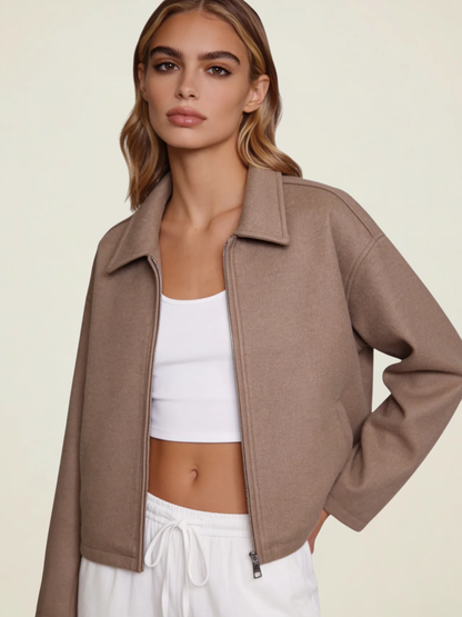 Collared Zip Lined Jacket