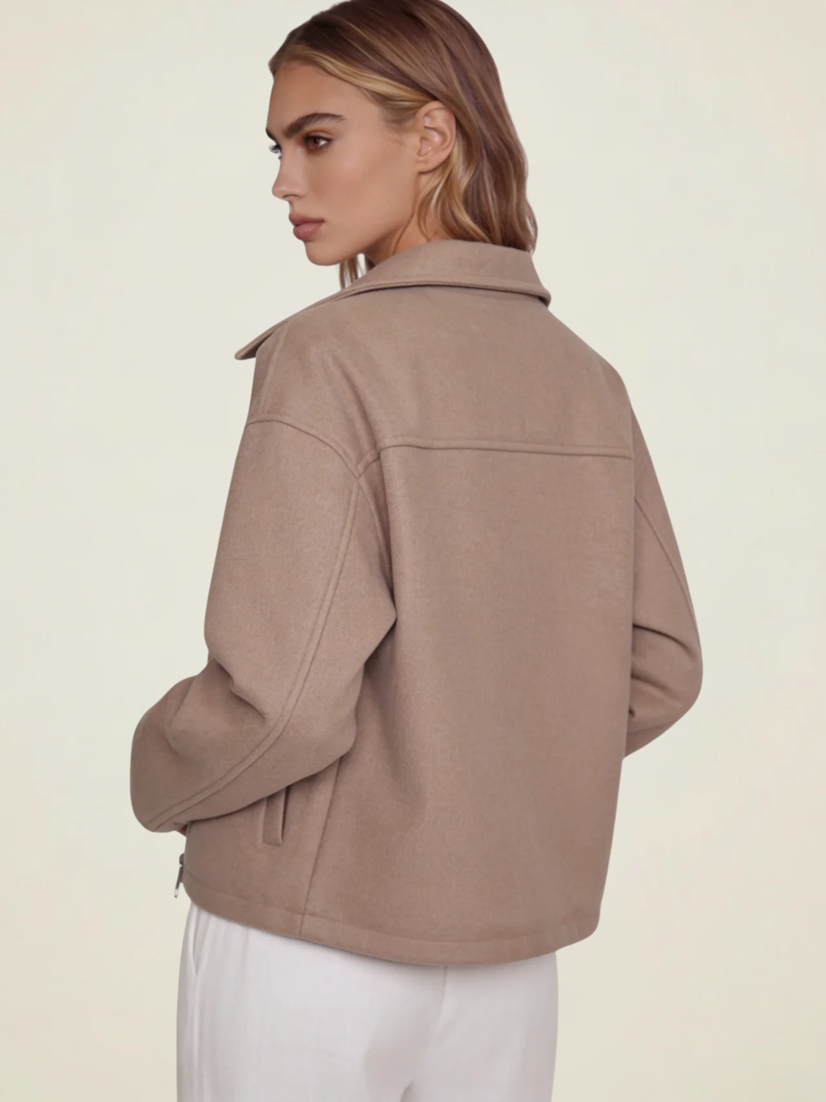 Collared Zip Lined Jacket