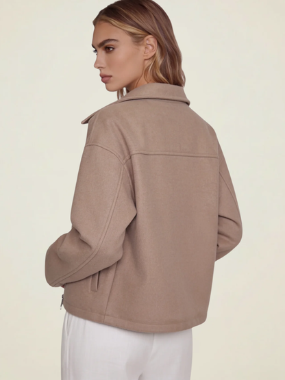 Collared Zip Lined Jacket
