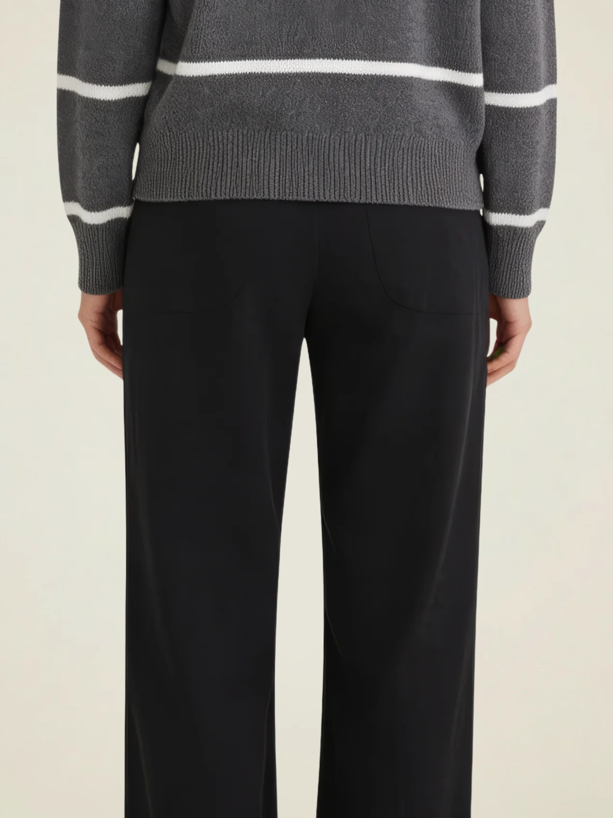 Wide Leg Patch Pocket Trousers