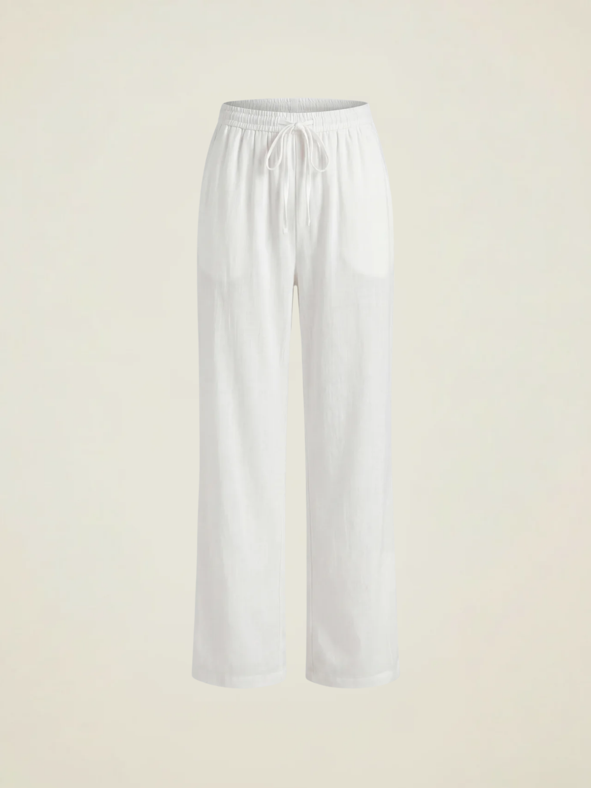 Drawstring Wide Leg Trousers