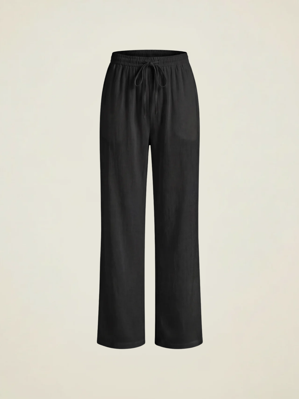 Drawstring Wide Leg Trousers