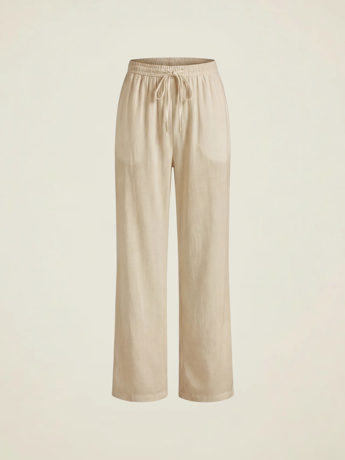 Drawstring Wide Leg Trousers
