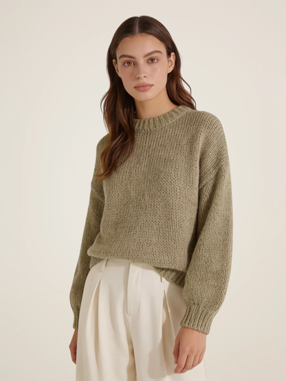 Balloon Sleeve Knit