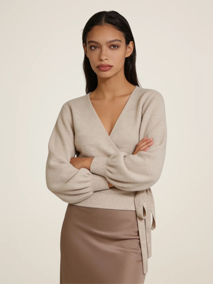 Wrap Tie Knit Cardigan