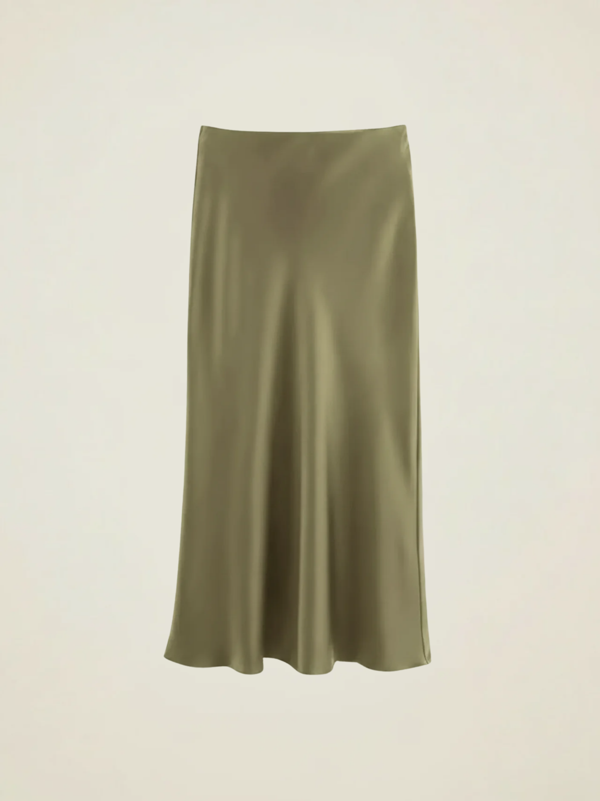 Bias Satin Maxi Skirt