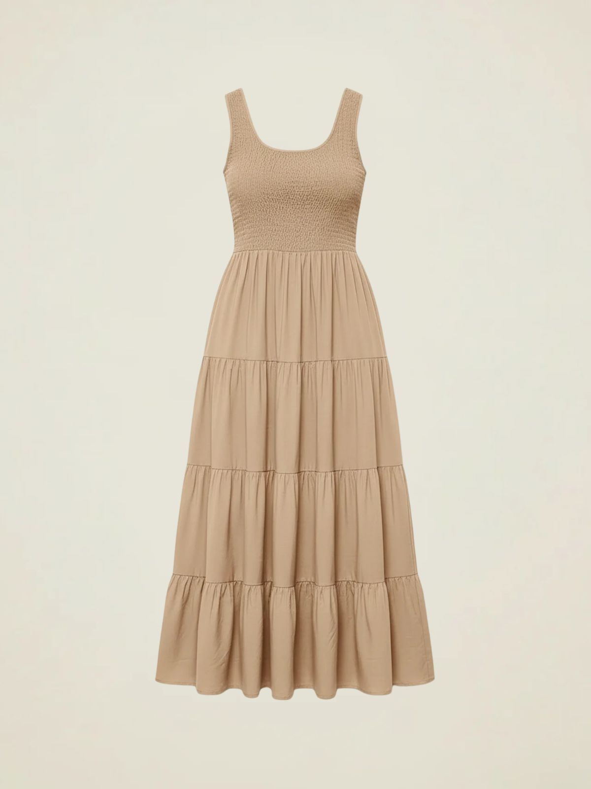 Smocked Tiered Maxi Dress