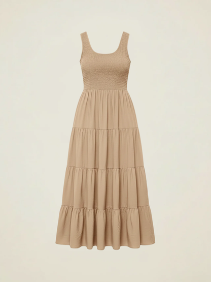 Smocked Tiered Maxi Dress