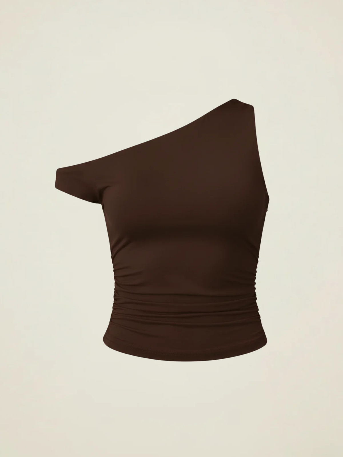 One-Shoulder Ruched Top