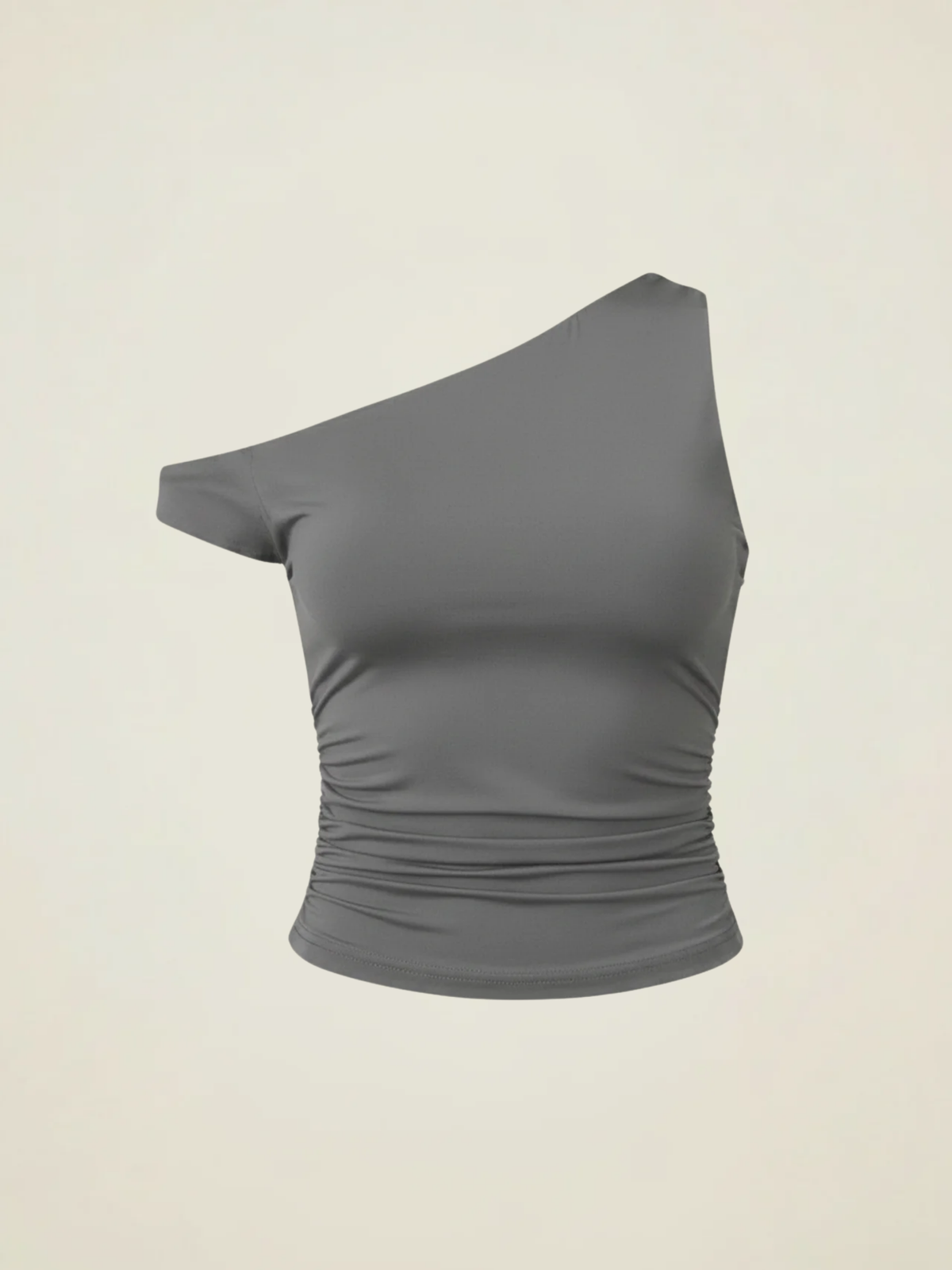 One-Shoulder Ruched Top