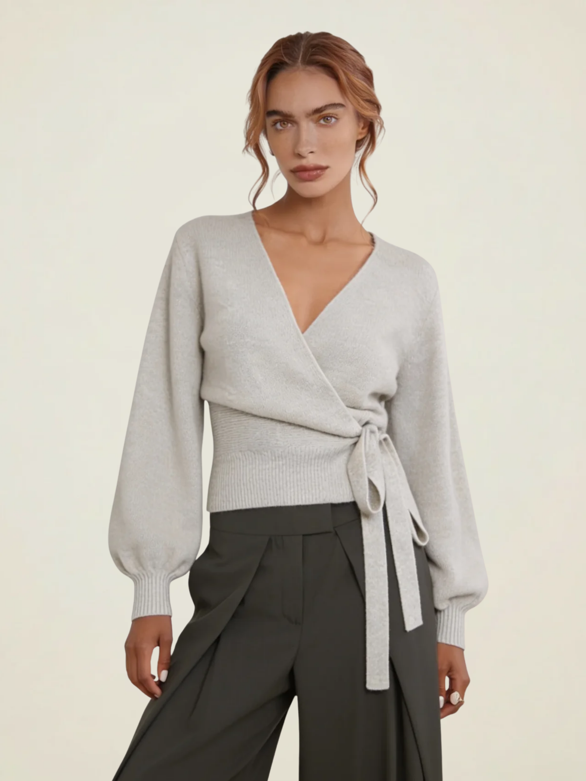 Wrap Tie Knit Cardigan