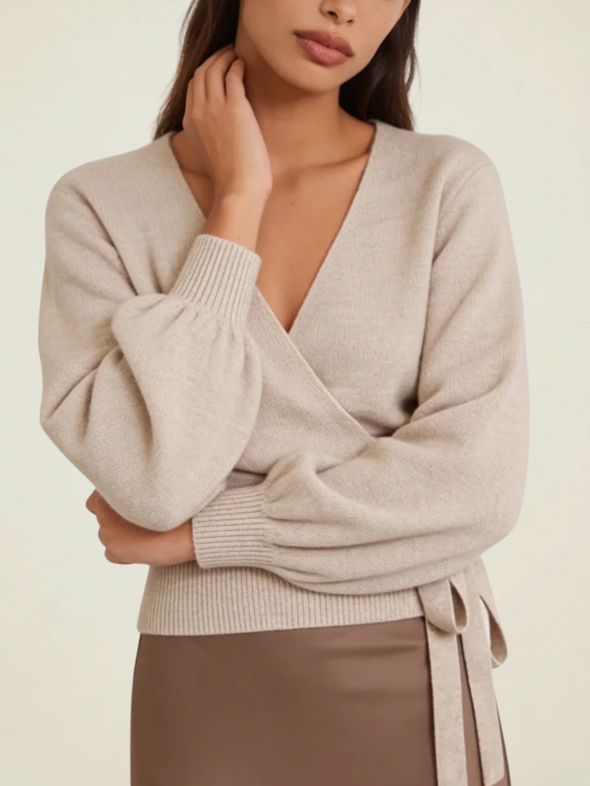 Wrap Tie Knit Cardigan