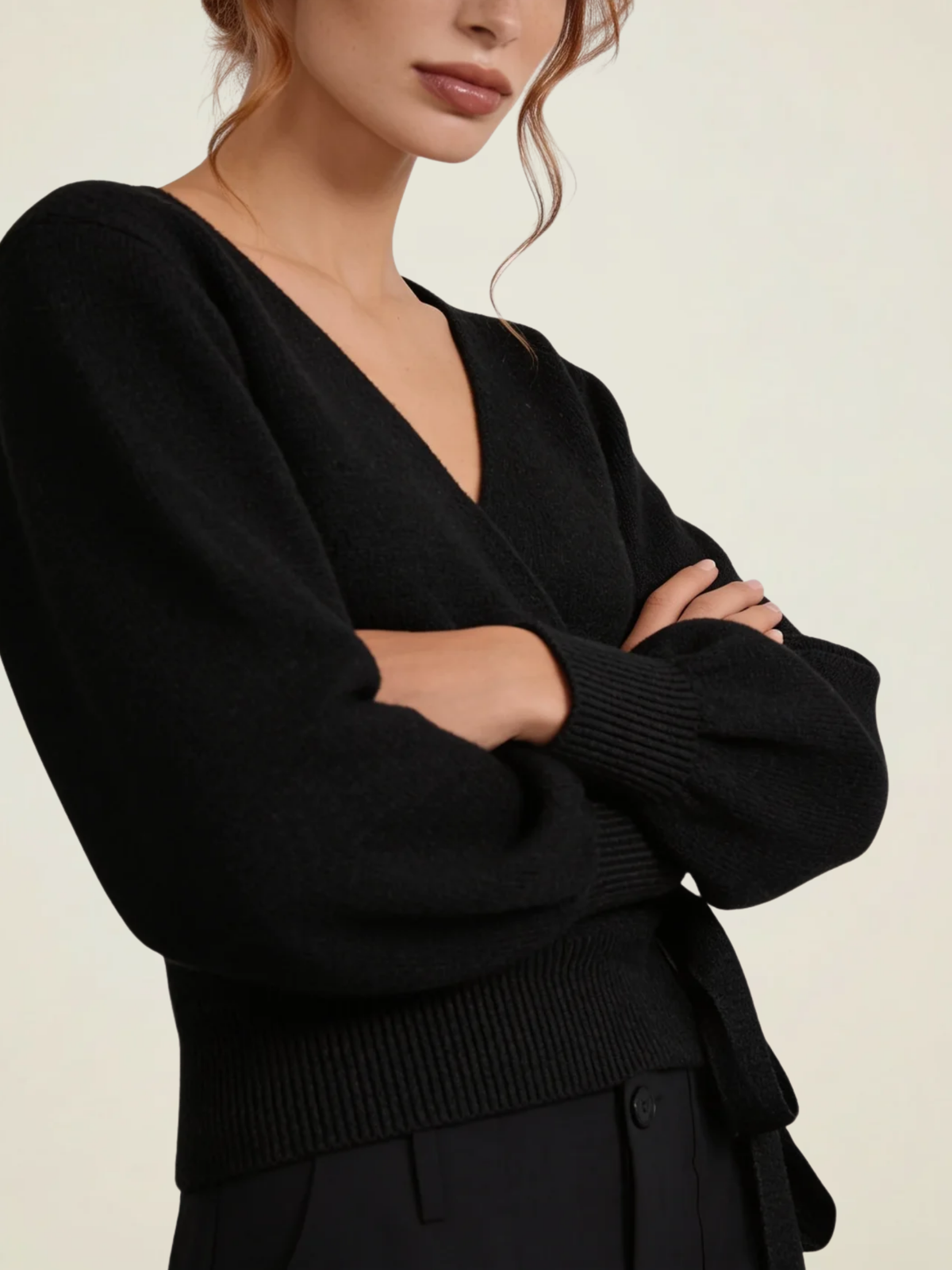 Wrap Tie Knit Cardigan