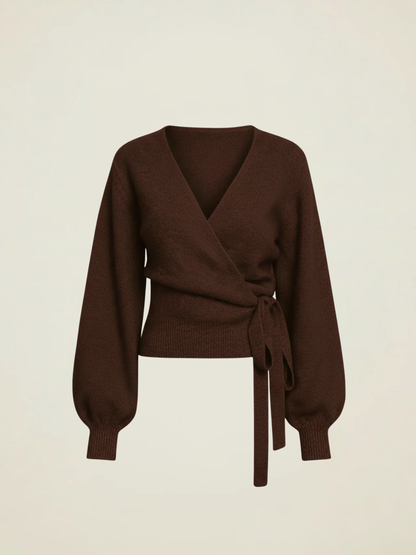 Wrap Tie Knit Cardigan