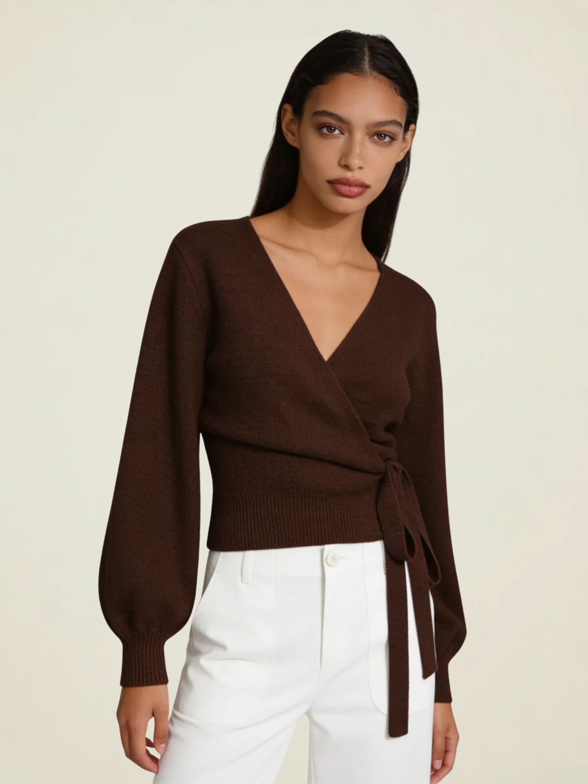 Wrap Tie Knit Cardigan