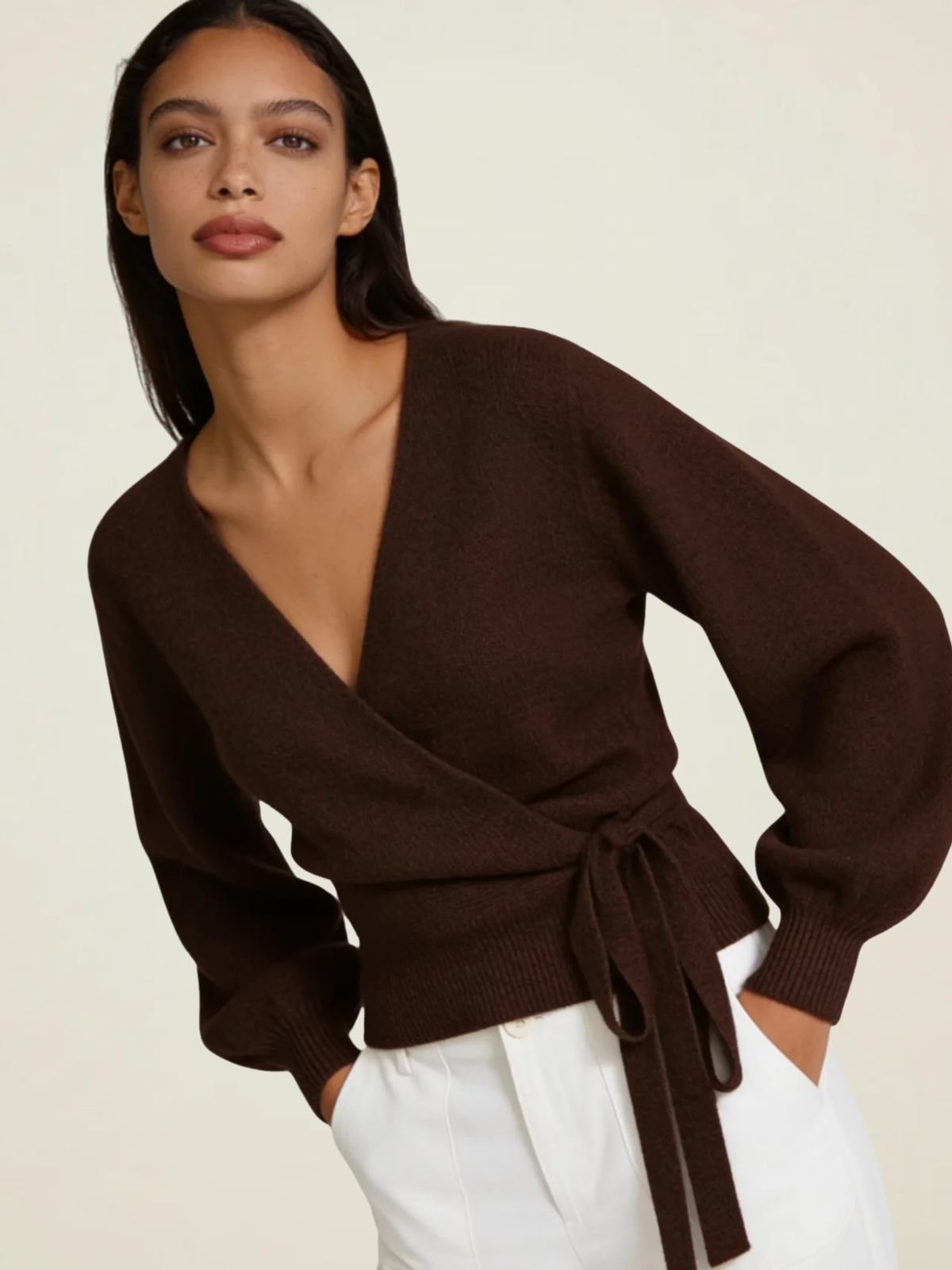 Wrap Tie Knit Cardigan
