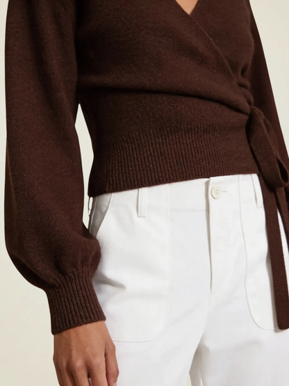 Wrap Tie Knit Cardigan