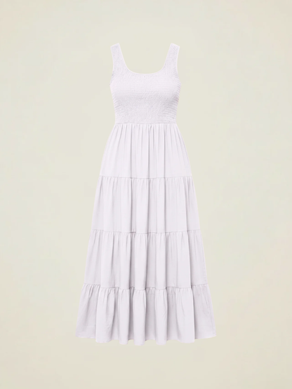 Smocked Tiered Maxi Dress