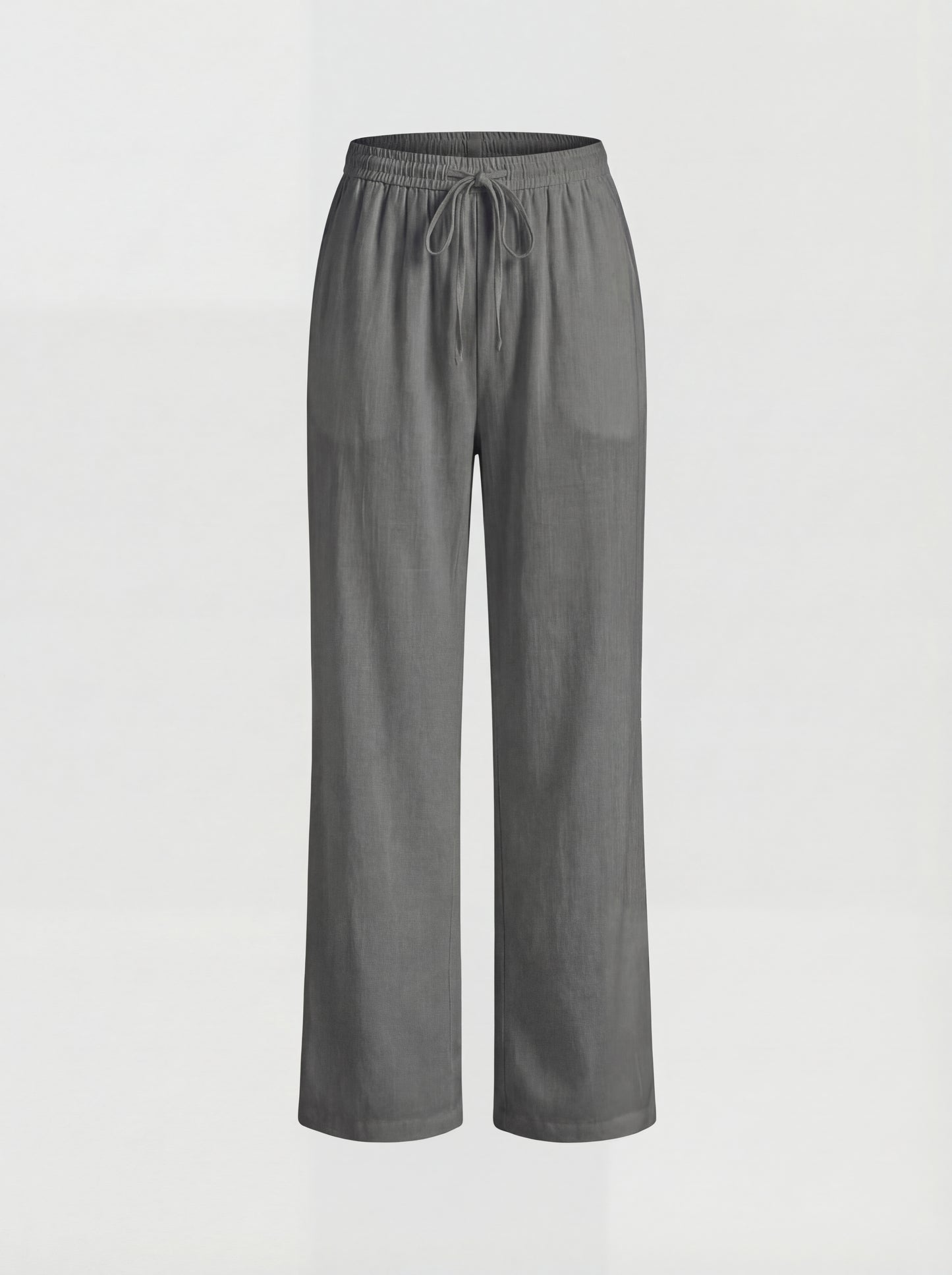 Drawstring Wide Leg Trousers