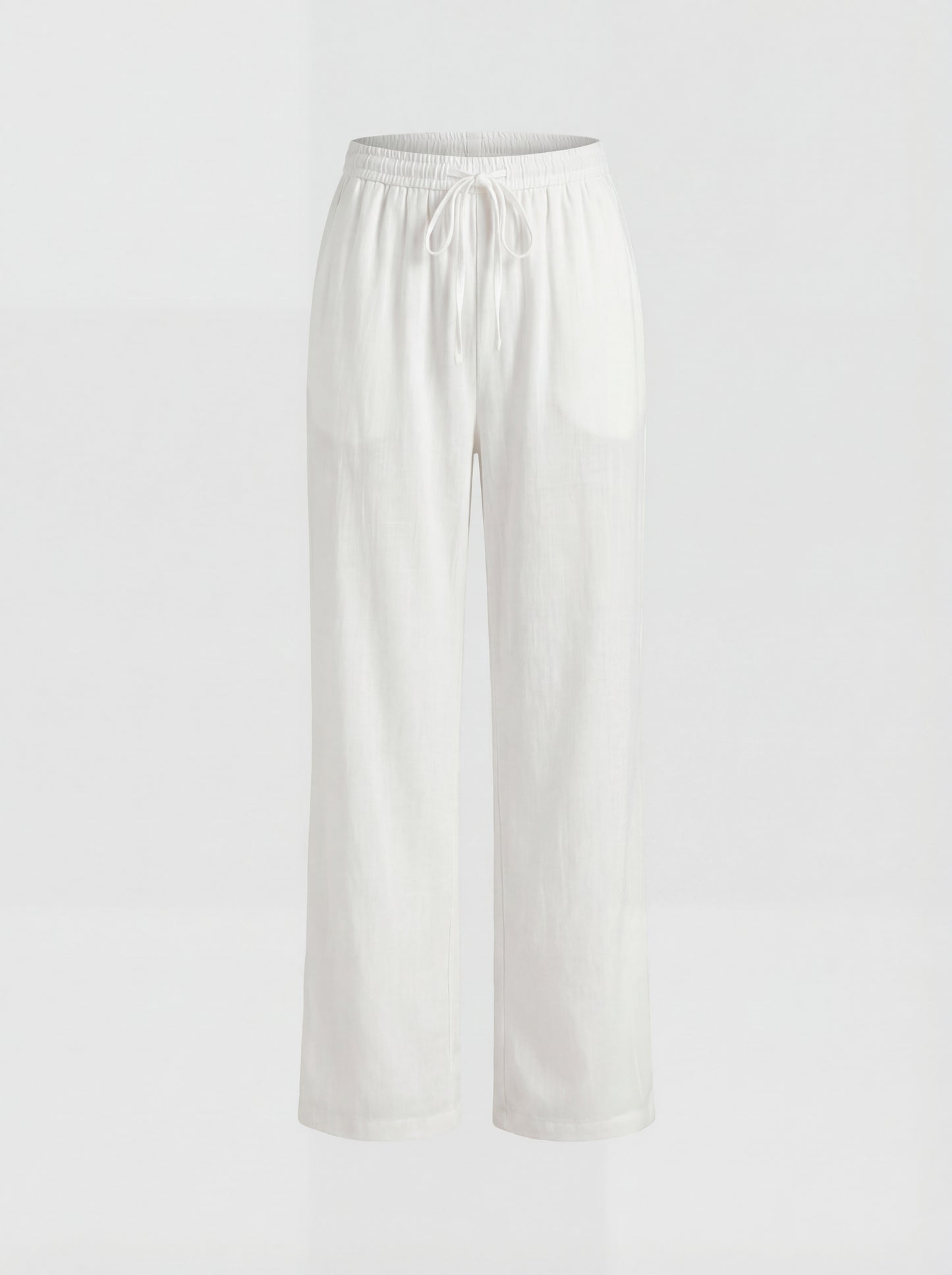 Drawstring Wide Leg Trousers