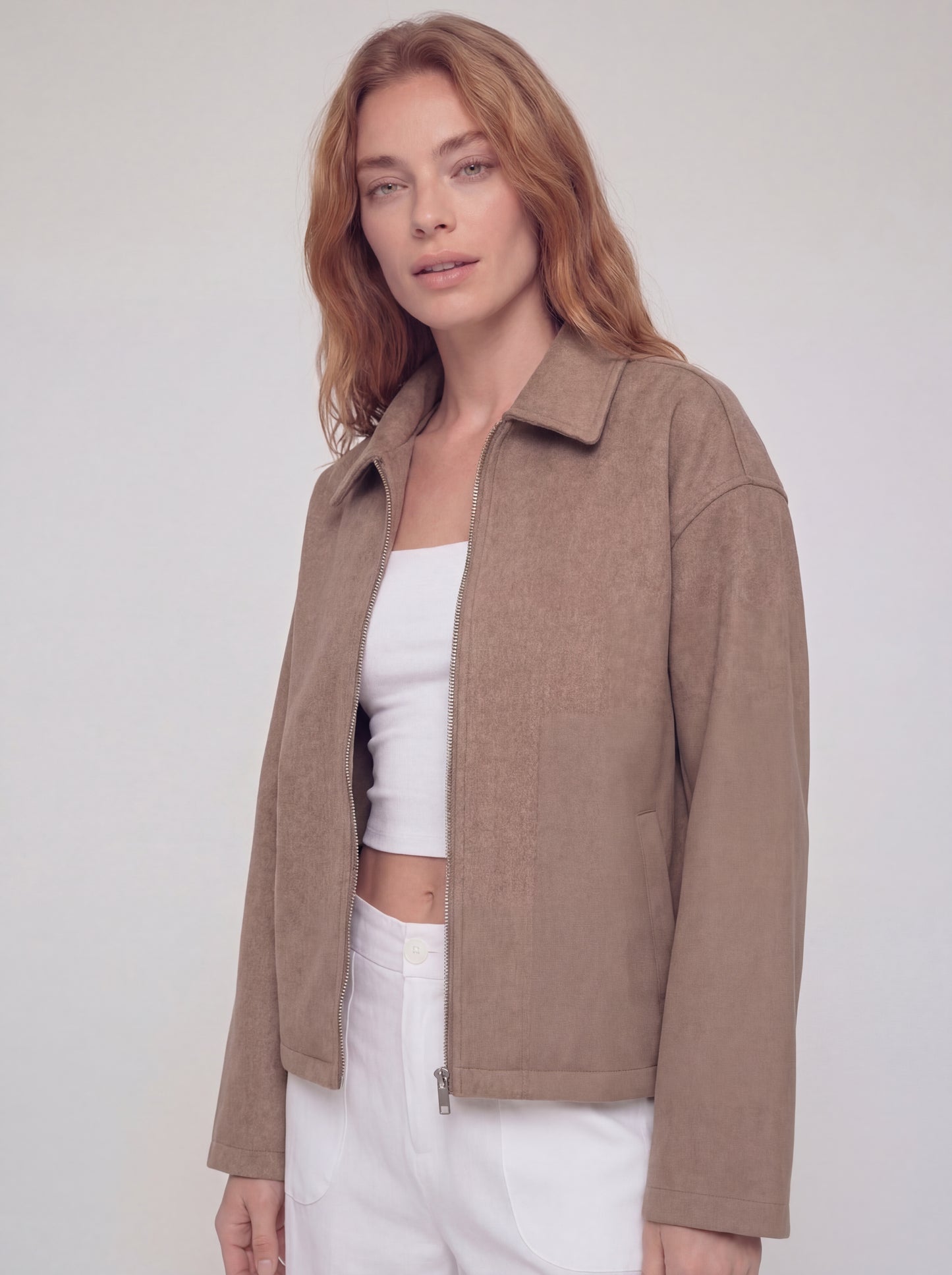 Collared Zip Lined Jacket