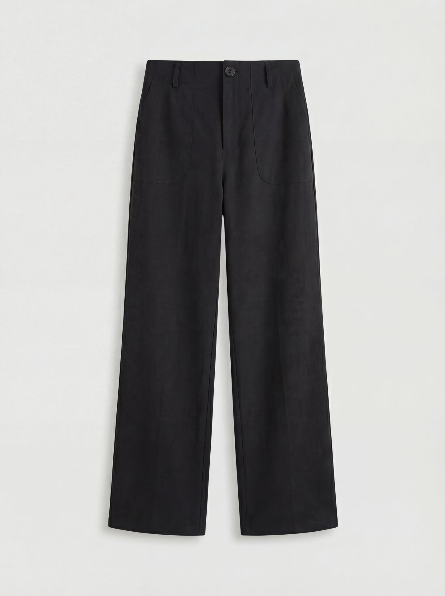 Wide Leg Patch Pocket Trousers