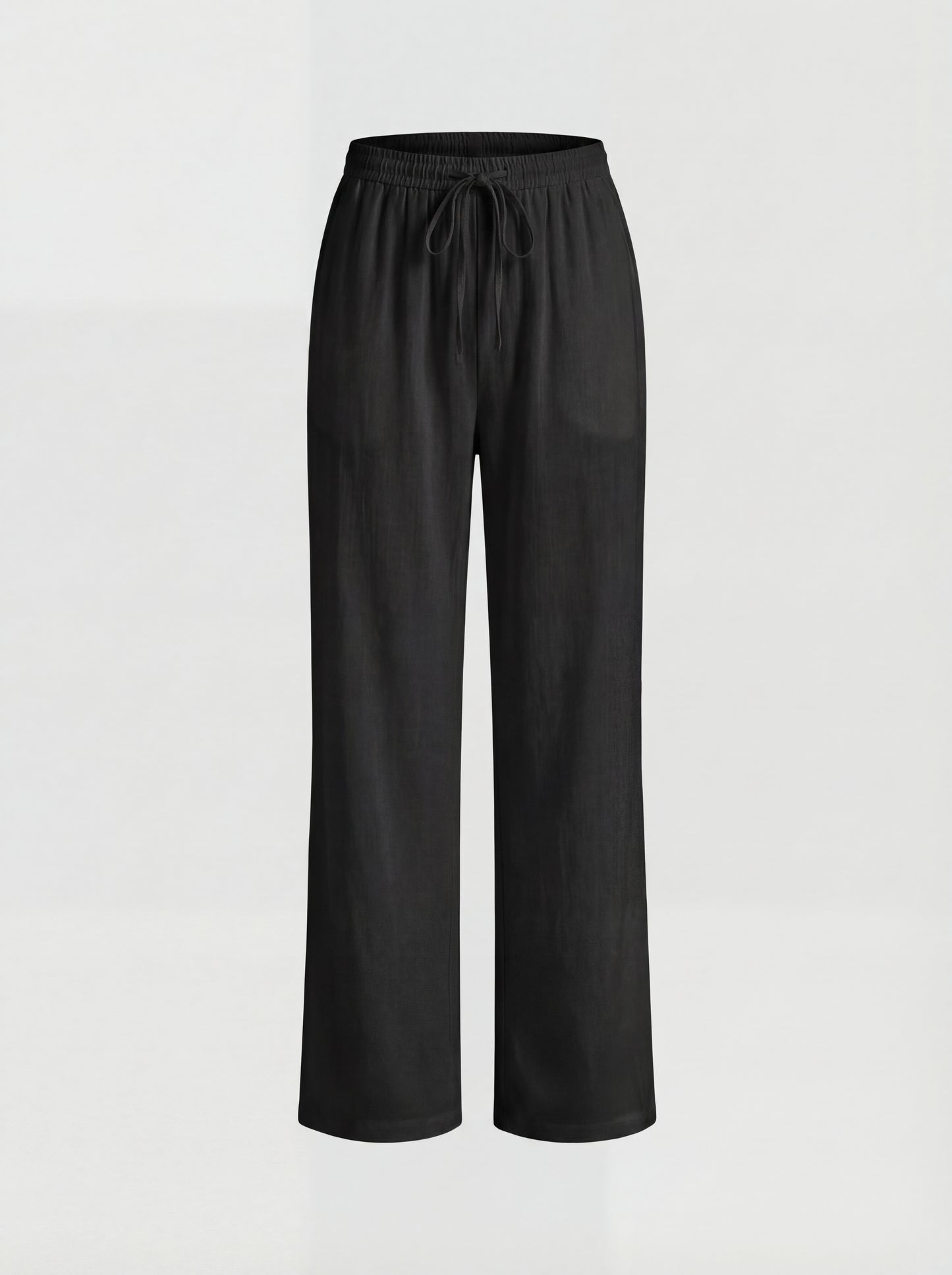 Drawstring Wide Leg Trousers